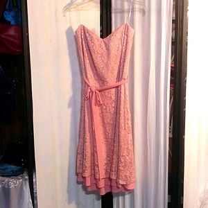 Vintage Libian pink lace